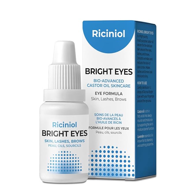 Bright Eyes -Bio-Advanced Castor Oil Ointment Eye Formula for Skin, Lashes, and Brows, 15 ml, Pack of 1