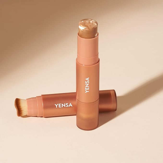 YENSA Super Serum Silk Foundation Stick - Full Coverage Foundation, Contour, Concealer, Bronzer All-In-One 100 mL / 3.5 oz (Fair 1)
