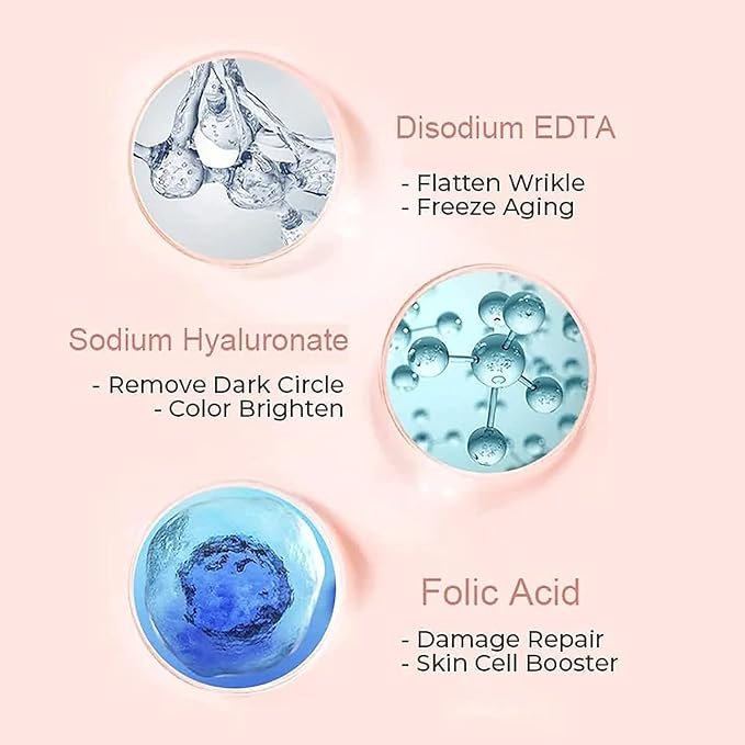 Retinol Polypeptide Eye Cream,Retinol Eye Cream for Dark Circles and Puffiness, Visible Results in 3-4 Weeks, Under Eye Cream for Anti Aging, for Puffiness and Bags to Reduce Fine Lines(2pcs)