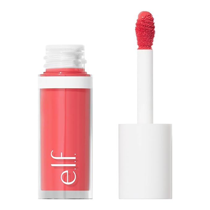e.l.f. Camo Liquid Blush, Long-lasting Liquid Blush For High-pigment Color, Creates A Soft, Dewy Finish, Vegan & Cruelty-free, Pinky Promise
