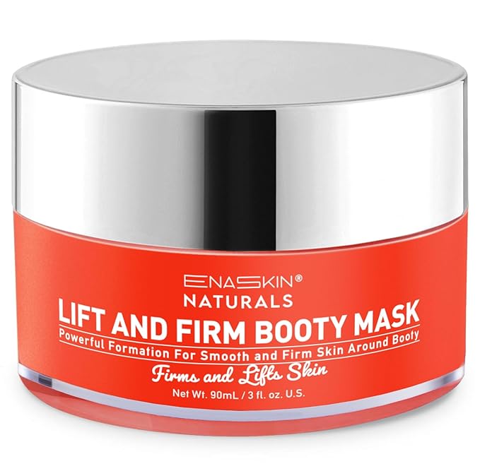 Enaskin Naturals Anti Cellulite Cream: Skin Firming and Tightening Lotion for Booty, Legs & Belly - Lifting Body Mask for Women Loose Skin, Lift & Firm Moisturizing Bum Bum Care