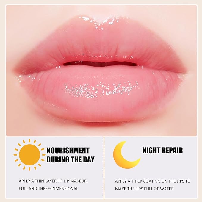 4PCS Bee Lip Balm Honey Pot, Honey & Strawberry & Watermelon&Apple Lime Lip Mask, Lip Balm for Dry Cracked Lips, Lip Scrubs Exfoliator & Moisturizer, Hydrating Lip Balm Honey Lip Balm