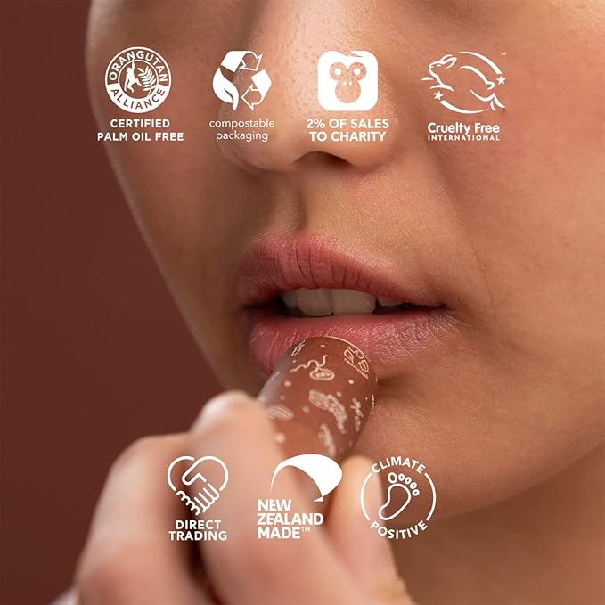 Ethique So Cocoa Nourishing Lip Balm - Plastic-Free, Vegan, Cruelty-Free, Eco-Friendly, 0.32 oz (Pack of 1)