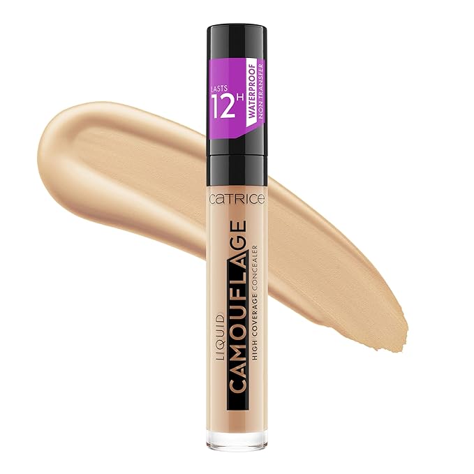 Catrice | Liquid Camouflage High Coverage Concealer | Ultra Long Lasting Concealer | Oil & Paraben Free | Cruelty Free (015 | Honey)