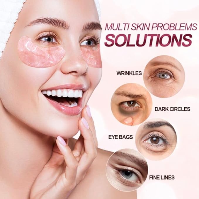 Under Eye Patches Collagen Crystal Eye Mask, Under Eye Mask for Face Care, Eye Masks for Puffiness and Dark Circles, Firming, Moisturizing Eye Mask