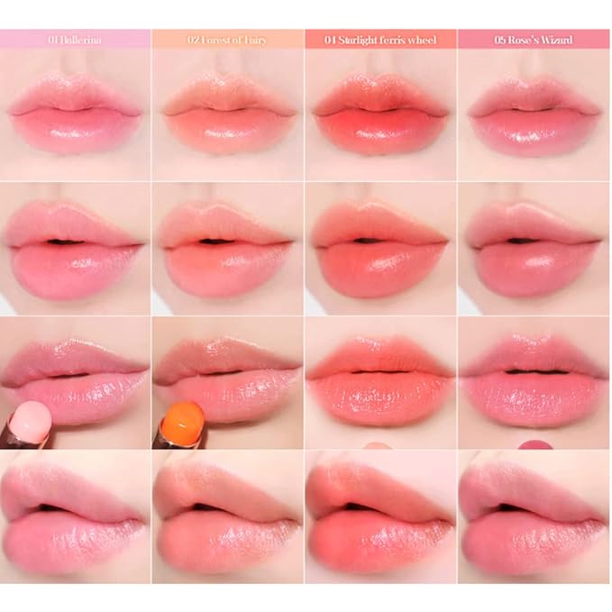 Sparkle Cute Lip Balm, Color Changing, Moisturizing, Shimmery Finish, #01 Ballerina
