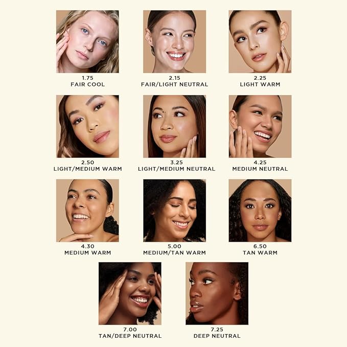 HALEYS Re-form Luminous Skin Foundation, VEGAN + CRUELTY-FREE, Blurs, Conceals, Blendable, Buildable Med-to-Full Coverage, Weightless, Oil-free, All-Day Wear, Hyaluronic Acid, All skin types (5.0)