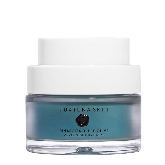 Furtuna Skin Olive Replenishing Balm - Intensive, Hydrating, Repair & Nourishment for Face, Neck, and Declotte - Organic and Vegan Ingredients, EWG Verified
