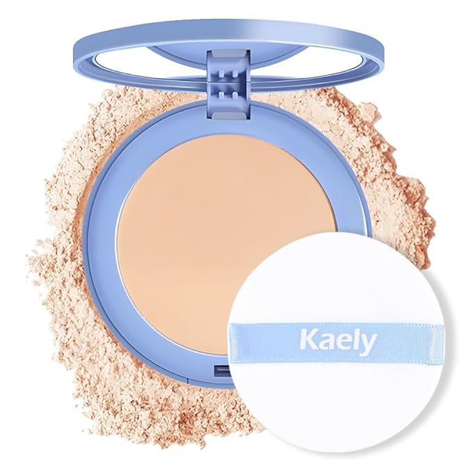 Oil Control Matte Perfection Face Pressed Powder, Matte Smooth Flawless Setting Powder Makeup, Polvo Compacto De Maquillaje, Waterproof Long Lasting, Cruelty Free, 0.35Oz(120 Vanilla, 1)