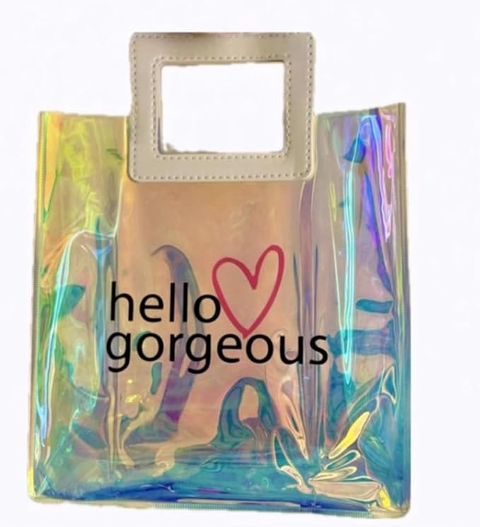 Bath & Body Works - 3 Piece Bundle - Spray - Body lotion - Shower Gel - Full Size and Gift Bag HELLO GORGEOUS (White Citrus)