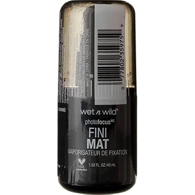 wet n wild Photo Focus Setting Mist, Up to 24HR Wear, Lightweight & Nourishing Aloe Formula Suitable for All Skin Types, Cruelty-Free & Vegan - Matte Appeal