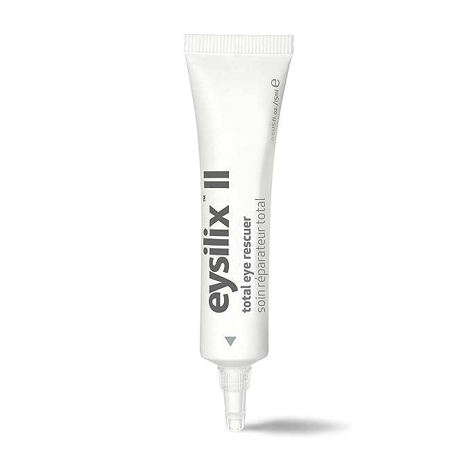 INDEED LABS Eysilix II Total Eye Rescuer, Moisturizing Eye Cream, Natural Anti Aging Under Eye Cream for Wrinkles, Puffiness and Dark Circles, Paraben and Phthalate Free Formula - 0.5 OZ