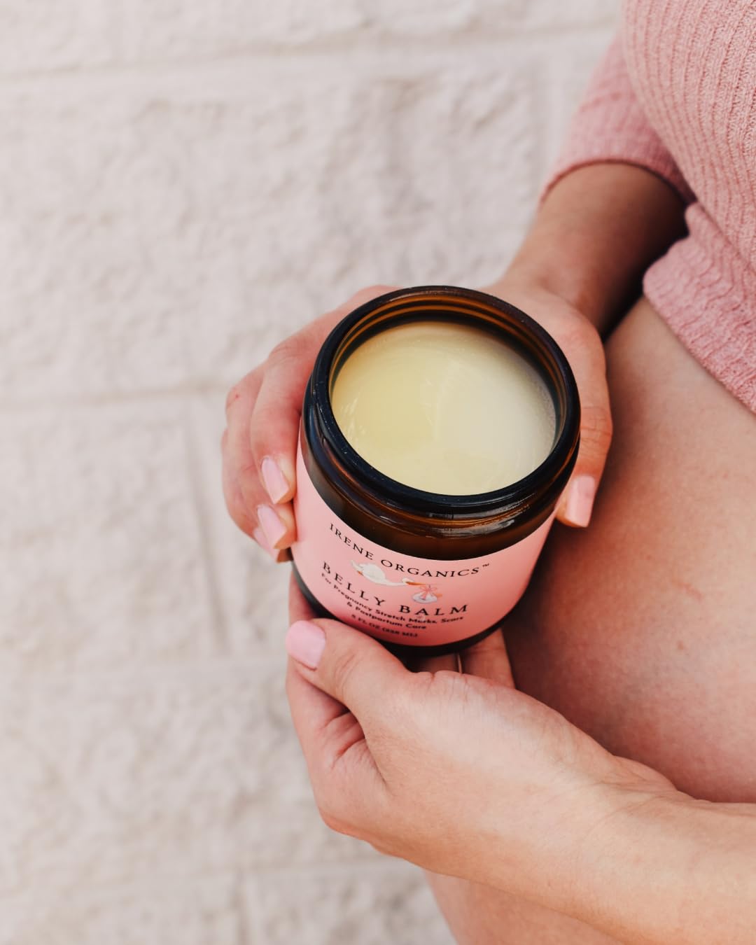 Organic Belly Butter for Pregnancy Stretch Mark Prevention and Treatment Award Winning Anti Stretch Mark Tummy Balm For Pregnancy and Postpartum 8oz - Hydrating Bump Cream
