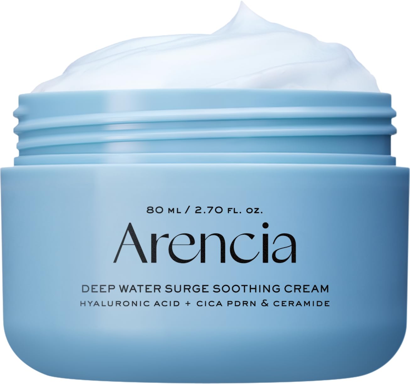 Deep Water Surge Soothing Cream, 2.70 fl oz, with Hyaluronic Acid, Cica PDRN and Ceramide