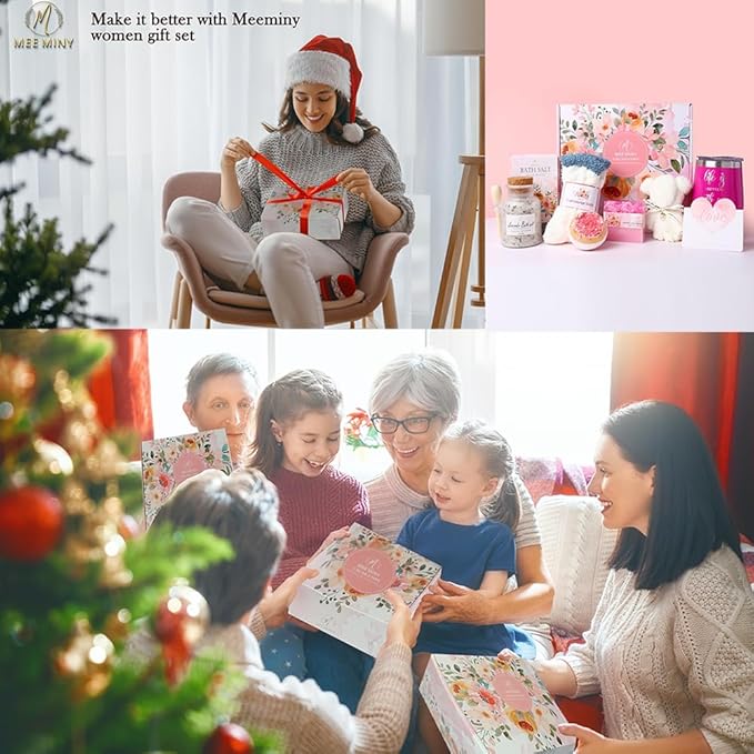 Mothers Day Gifts for Women,Relaxing Spa Gift Basket Set,Unique Gift Ideas for Women,Coworker Teacher Nurse Gifts for Women,Christmas Gifts for Mom Sister Best Friend Wife