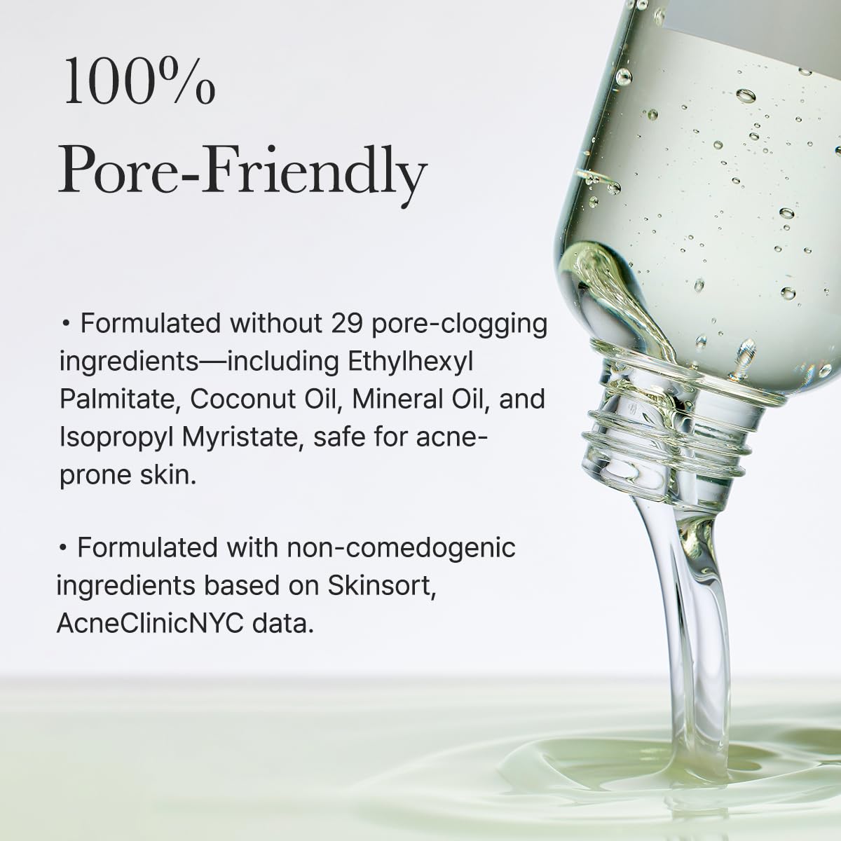 Pore Melt Mochi Makeup-Removing Cleansing Oil, Non-Comedogenic, Rice Amino Acids HD, Vitamin E, Cica, & Ceramide, 6.76 fl oz