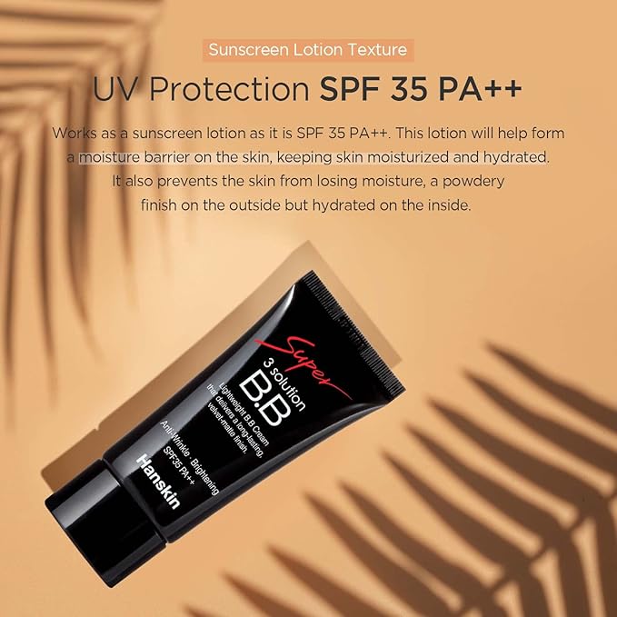 Hanskin Blendable BB Cream with spf 35pa++, Velvet Matte Finish, [30g / 1.05 Oz]