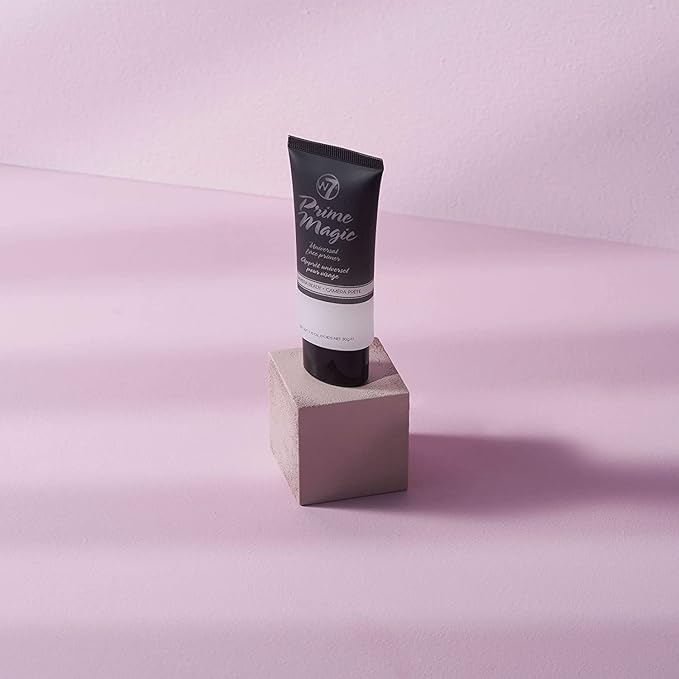W7 Prime Magic Face Primer - Clear Makeup Base Priming Formula For Flawless Skin - Vegan Makeup - 2 Pack