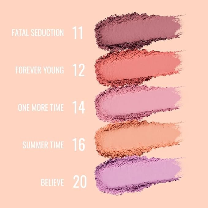 Oulac Purple Blush for Cheeks Blush Makeup| Highly Pigmented Cream Blush| Natural Matte Glow| Shape & Highlight Face| Cruelty-Free Blush with Rose Oil| N20 Believe 4.8g
