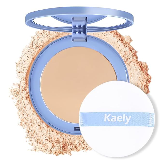 Oil Control Matte Perfection Face Pressed Powder, Matte Smooth Flawless Setting Powder Makeup, Polvo Compacto De Maquillaje, Waterproof Long Lasting, Cruelty Free, 0.35Oz(125 Ivory Buff, 1)