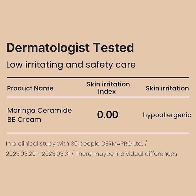 Moringa Ceramide BB Cream SPF 30 PA++ | 25 Medium | 1.87 fl oz / 53g