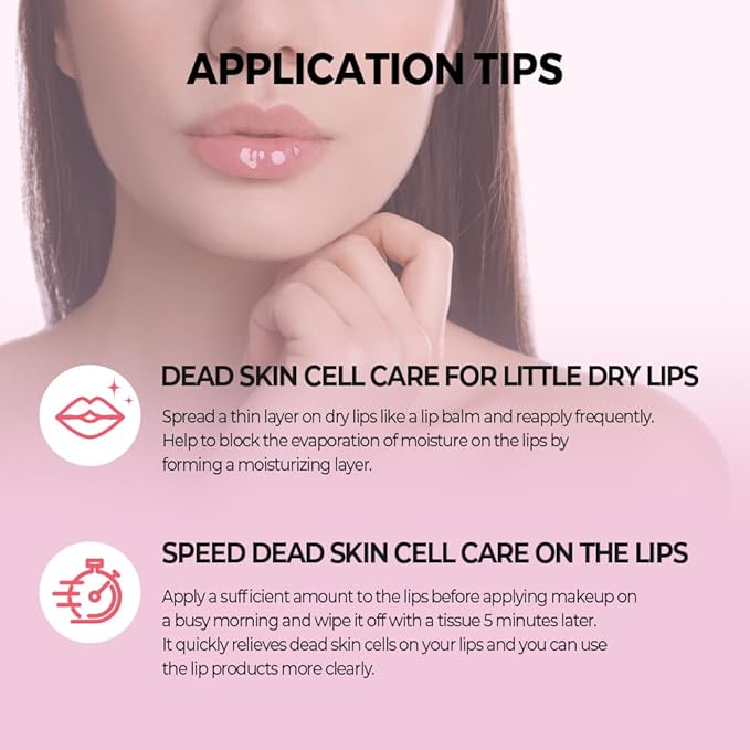 Klavuu Nourishing Care Lip Sleeping Pack - Lip Mask for Exfoliating & Nourishing Lip Treatment Balm for Dry Lips - Natural Moisturizing Lip Oil with - Lip Balm to Repair & Protect Lips 0.7oz (Berry)
