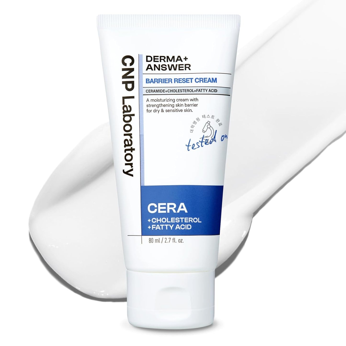 CNP Barrier Reset Cream - Deep Hydration, Strengthen Barrier, Ceramide, Suitable for Dry, Sensitive Skin, Korean Skin Care, 2.7 fl. oz.