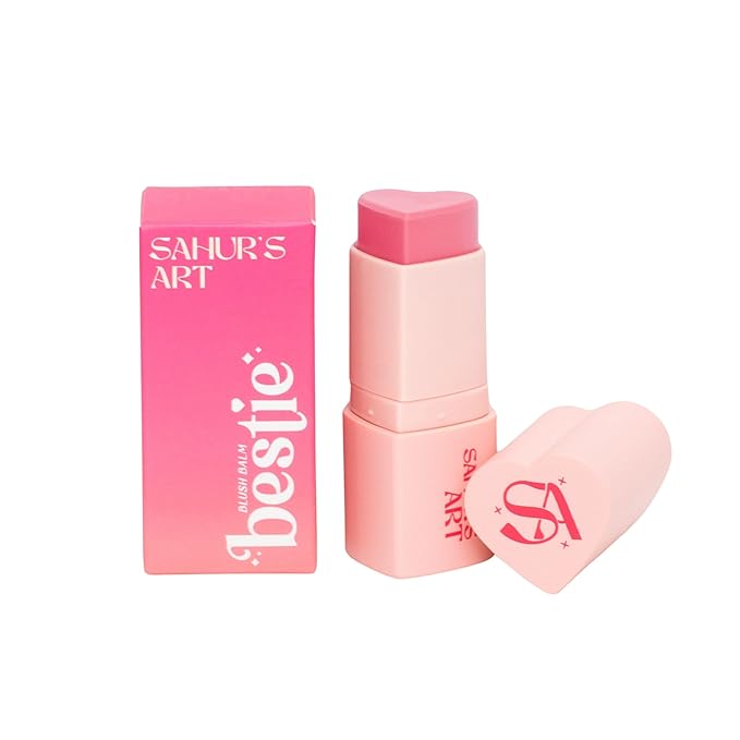 Bestie Blush Balm Stick Heart Shaped for Cheeks