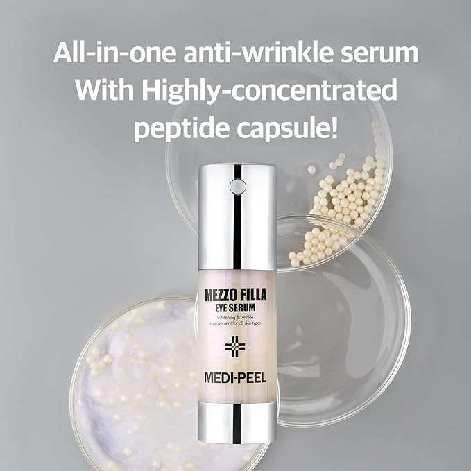 [Medi-Peel] Mezzo Filla Eye Serum 1.01 fl oz / 30ml | Anti-Wrinkle Serum For Eyes, Anti-Aging, Hydrating | Korean Skincare, For All Skin Types