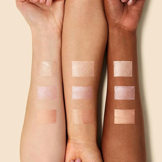 Liquid Highlighter Makeup, Long Lasting Liquid Luminizer for Glowing Skin Waterproof Smooth Glitter Highlight Face Illuminator Cream Contour Stick Body Shimmer Liquid Bronzer(#01 MOONLIGHT)
