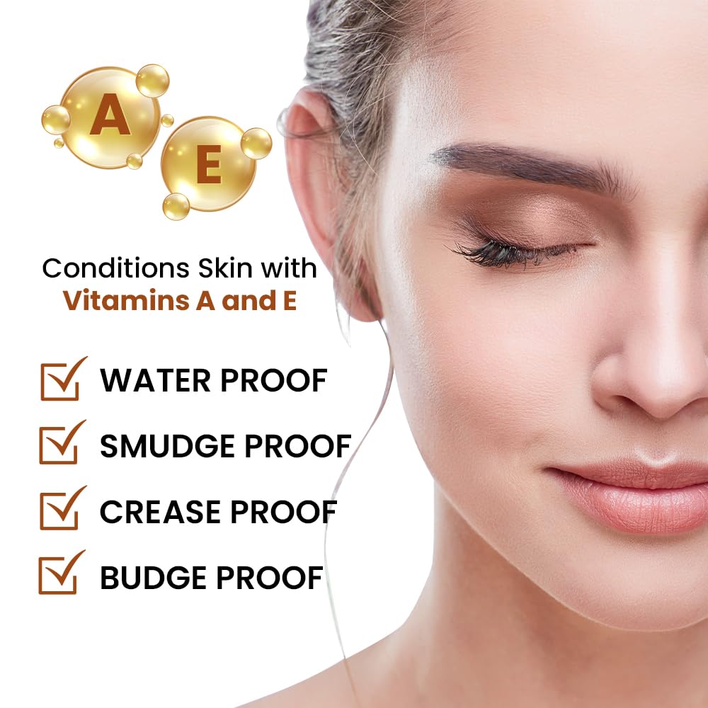 Mommy Makeup Any Wear Creme Eyeshadow - Waterproof, Crease-Proof, Long Lasting, High Pigment, Oil-free - Cream to Powder for Eyes, Cheeks & Lips (Gilded Rose)