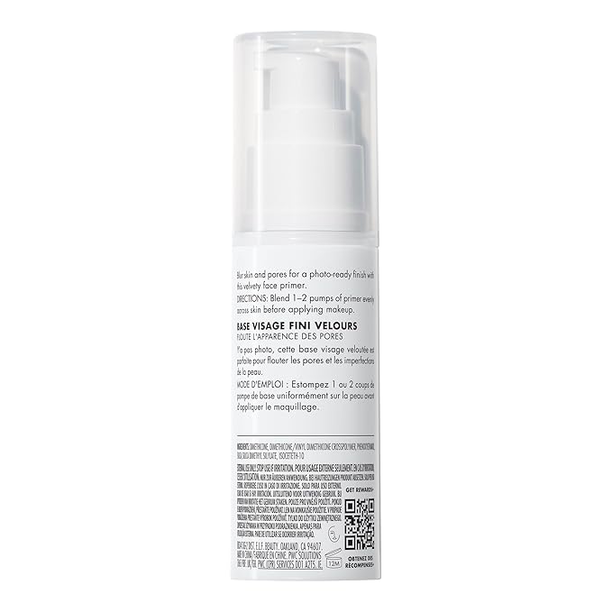 e.l.f. Mineral Infused Face Primer, Primer For A Smooth Foundation Base, Fills In Fine Lines & Refines Complexion, Vegan & Cruelty-free, Large