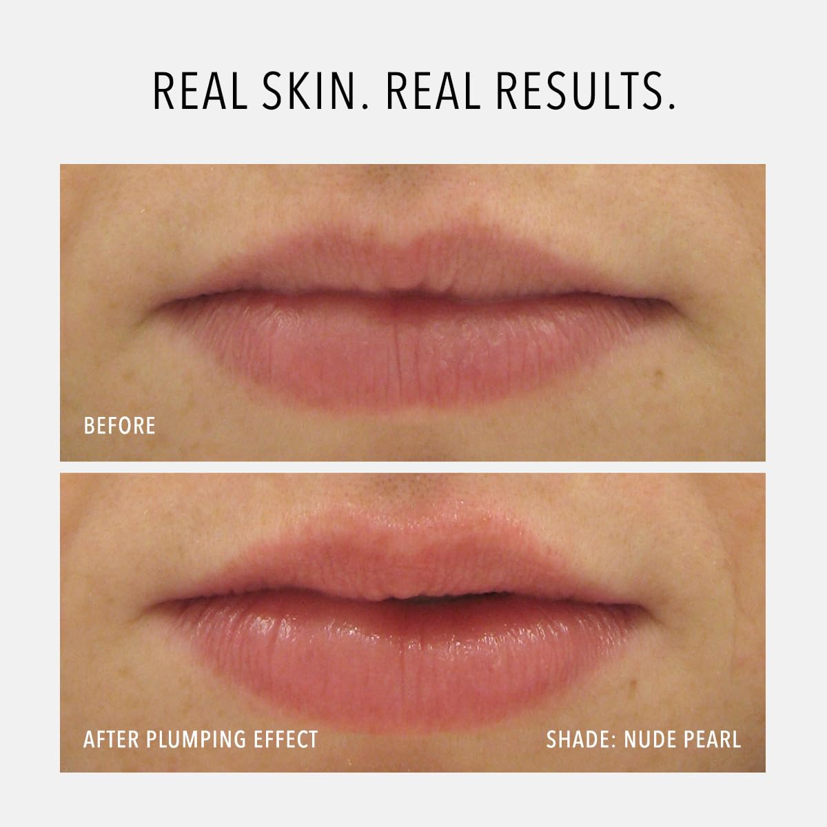 HydroPeptide Perfecting Gloss, Lip Plumping Gloss & Hydrating Treatment, Volumizing Collagen-Boosting Enhancer with Hyaluronic Acid & Peptides, Nude Pearl, 0.13 Ounce