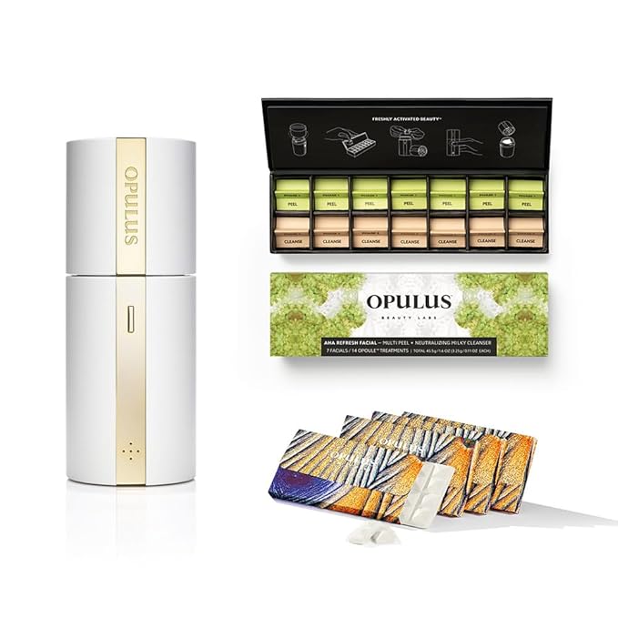Smooth & Brighten System Collection, Activator with AHA Facial & Vitamin C Concentrate, Skin Renewal Trio, Skin Care Routine,Suitable for Dry Skin, Gift Bundle / Starter Kit