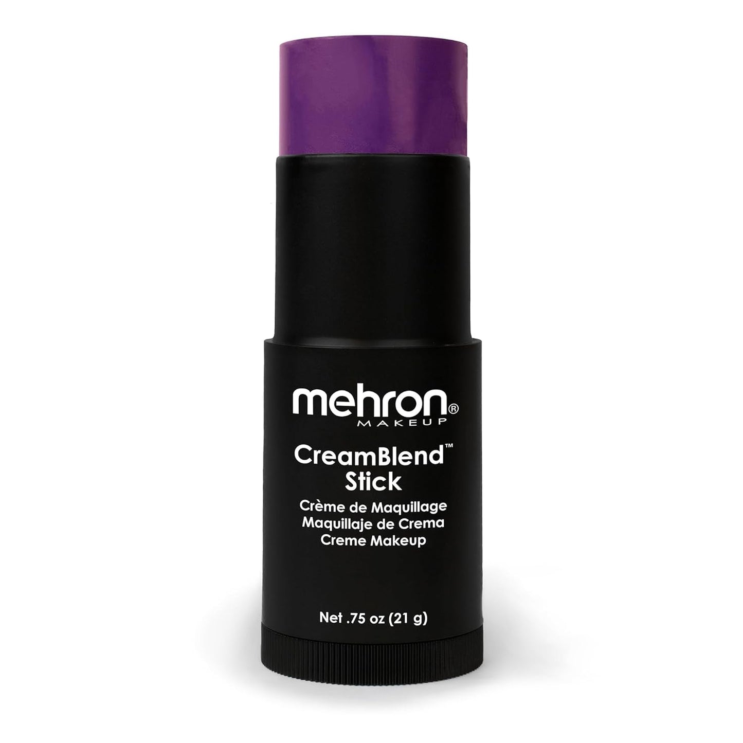 Mehron Makeup CreamBlend Stick - Body Paint (.75 oz) (PURPLE)