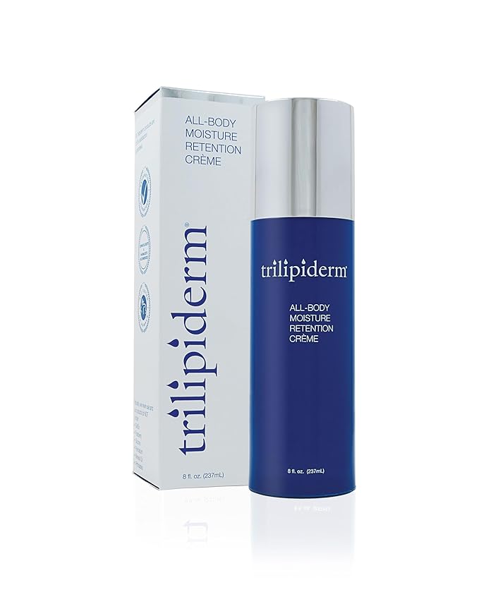 Trilipiderm Beach Lover Bundle- All-Body Moisture Retention Crème Sunscreen (8oz) & Protective Day Crème Broad Spectrum SPF 30 (1.7oz), Sunscreen Lotion UVA/UVB Set for Face, Body, Travel Size