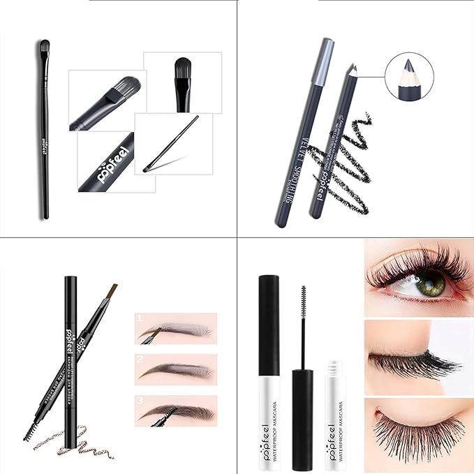 All in One Makeup Kit,40 Colors Eyeshadow Palette,Christmas Makeup Kit,Full Starter Cosmetics Set with Makeup Brushes,Brow Pencil, Mascara,Women and Teens Makeup Gift Set