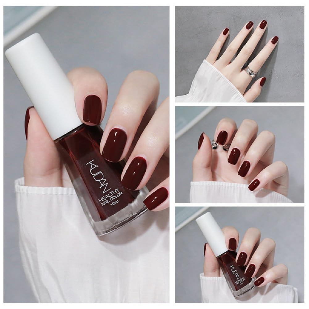 Nail Polish set - Nail Lacquer Quick Dry, Full Size, Vibrant, Colorful, Trendy, Glitter, Glossy, Metallic, Matte Nail Art Nail Shades (N25 Taro, 52g)