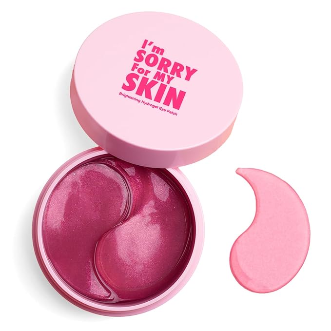 Brightening Hydrogel Eye Patch - Eye Patches for Puffy Eyes and Dark Circles Remover, Under Eye Mask Self Care Gifts for Women - Eye Bag Treatment Skin Care, 60 EA 3.17oz / 90g