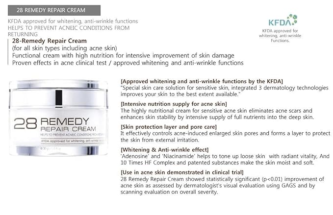 Korean Cosmetics NOTS 28 Remedy Eye Repair Concentrate - Anti-Aging Eye Cream