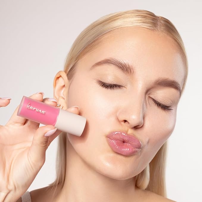 Karuna Skin - Tinted Lip Oil, Soothing & Moisturizing Lip Products with Peptides, Antioxidants, Hydrating Flattering Vegan Lip Tint, Float, 4.8 mL/0.16 fl. oz