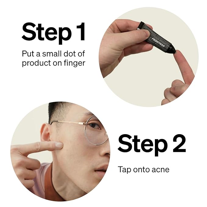 FRONTMAN Fade, Men's Acne Concealer With Salicylic Acid | Blemishes & Dark Circles | Natural Coverage, Non-Greasy Formula, Fragrance-Free | Great for All Skin Types | Men’s Concealer L2 Light Shade