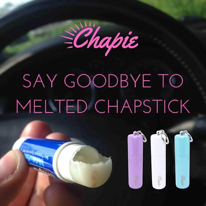 OG | Vacuum Insulated Lip Balm Keychain Holder, Prevents Melting & Messes | 3-Pack (Tropics)