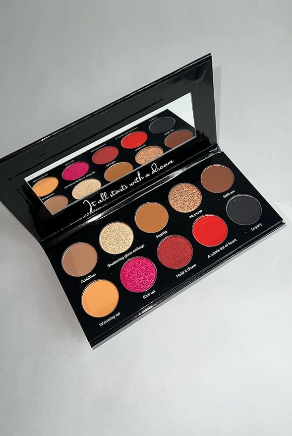 Beauty The Dream Palette, Eyeshadow Palette, Eye Shadow Palette Makeup, Face Makeup Palette, 10 Colors Makeup Kit, Multipurpose Beauty Makeup Set, Pigmented Eye Makeup Palette for Women