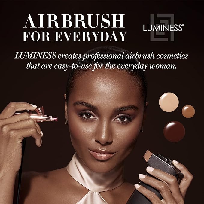 Luminess Air Silk 4-In-1 Airbrush Foundation- Foundation, Shade 060 (.5 Fl Oz) - Sheer to Medium Coverage - Anti-Aging Formula Hydrates and Moisturizes - Professional Makeup Kit for Cordless Air Brush