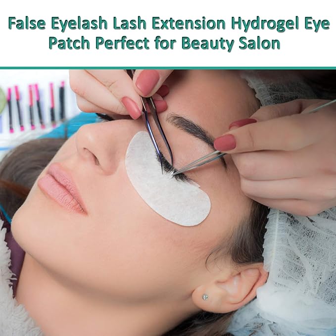 50 Pairs Under Eye Pads, Eyelash Extension Gel Patches, Lint Free DIY False Lash Extension Beauty Makeup Hydrogel Gel Eye Patches
