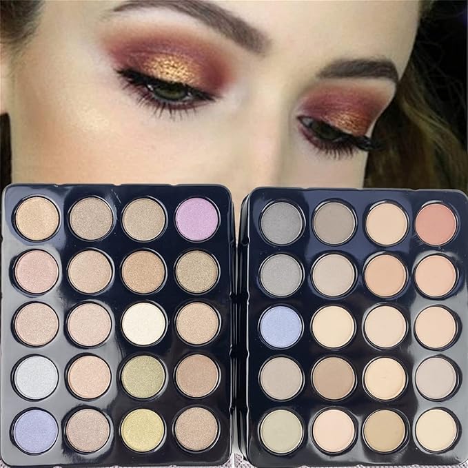 Professional 132 Colors All-in-one Makeup Palette Cosmetic Contouring Kit Combination with Eyeshadow, Cream Concealer, Eyebrow Powder, Lip Gloss Blusher and Pressed Powder