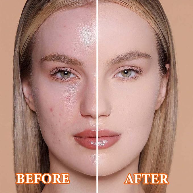 Oil Control Loose Face Powder,Translucent Setting Powder With a Powder Puff Long Lasting Makeup Covering Blemishes Brightens Skin Tone,Natural Matte Loose Powder for Women（1）