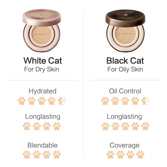 Moisture Air Cushion Cream Face Foundation Makeup, Lightweight, Full Dewy Coverage, Builable Glow, Finish Foundation with Hyaluronic acid, W01 Natural Warm For Dry Skin (Refill Included)