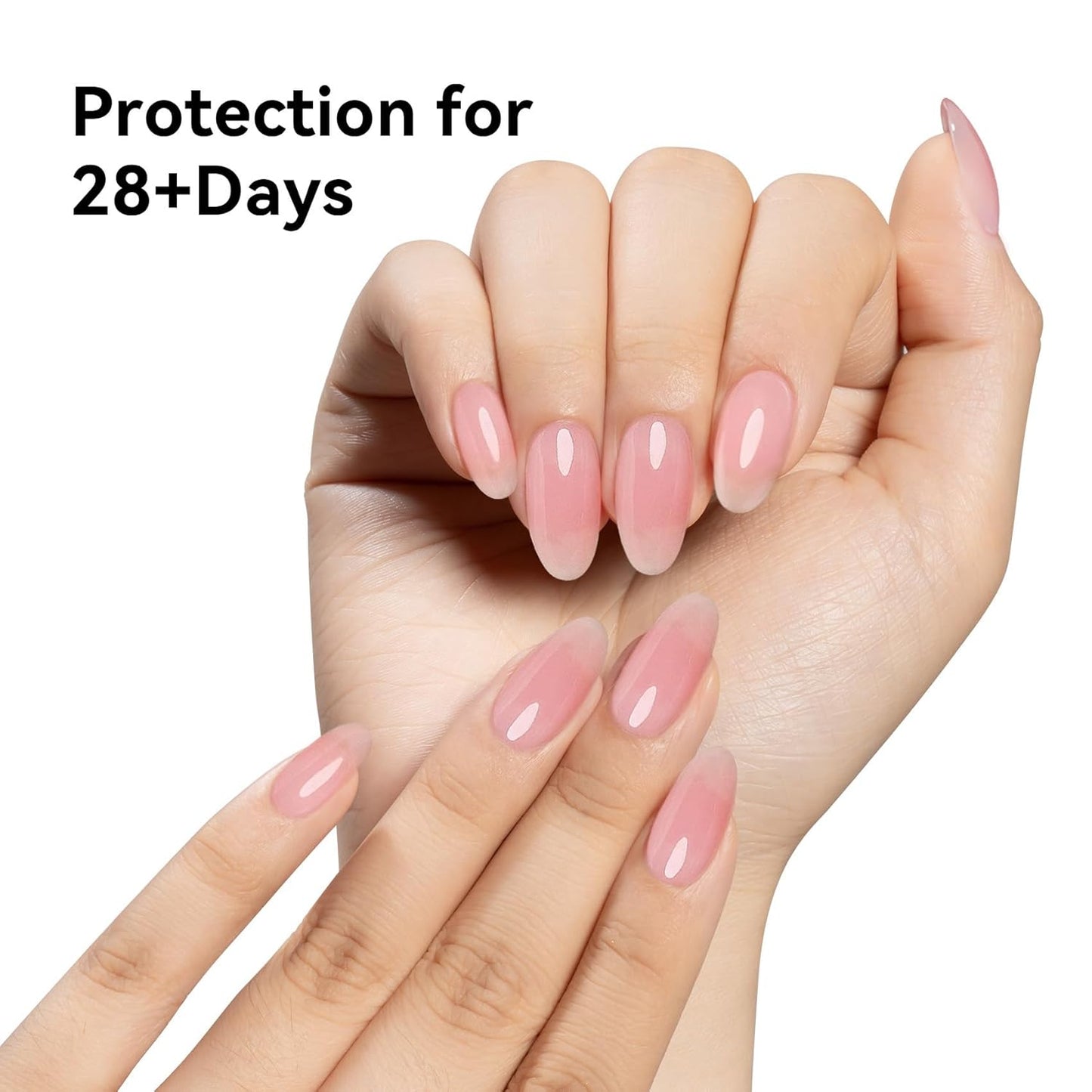 MAYCHAO Pink Builder Gel for Nails, 15ml Nail Strengthener in a Bottle, Nail Extension Hard Gel, Soak Off Long Lasting UV Light Cure